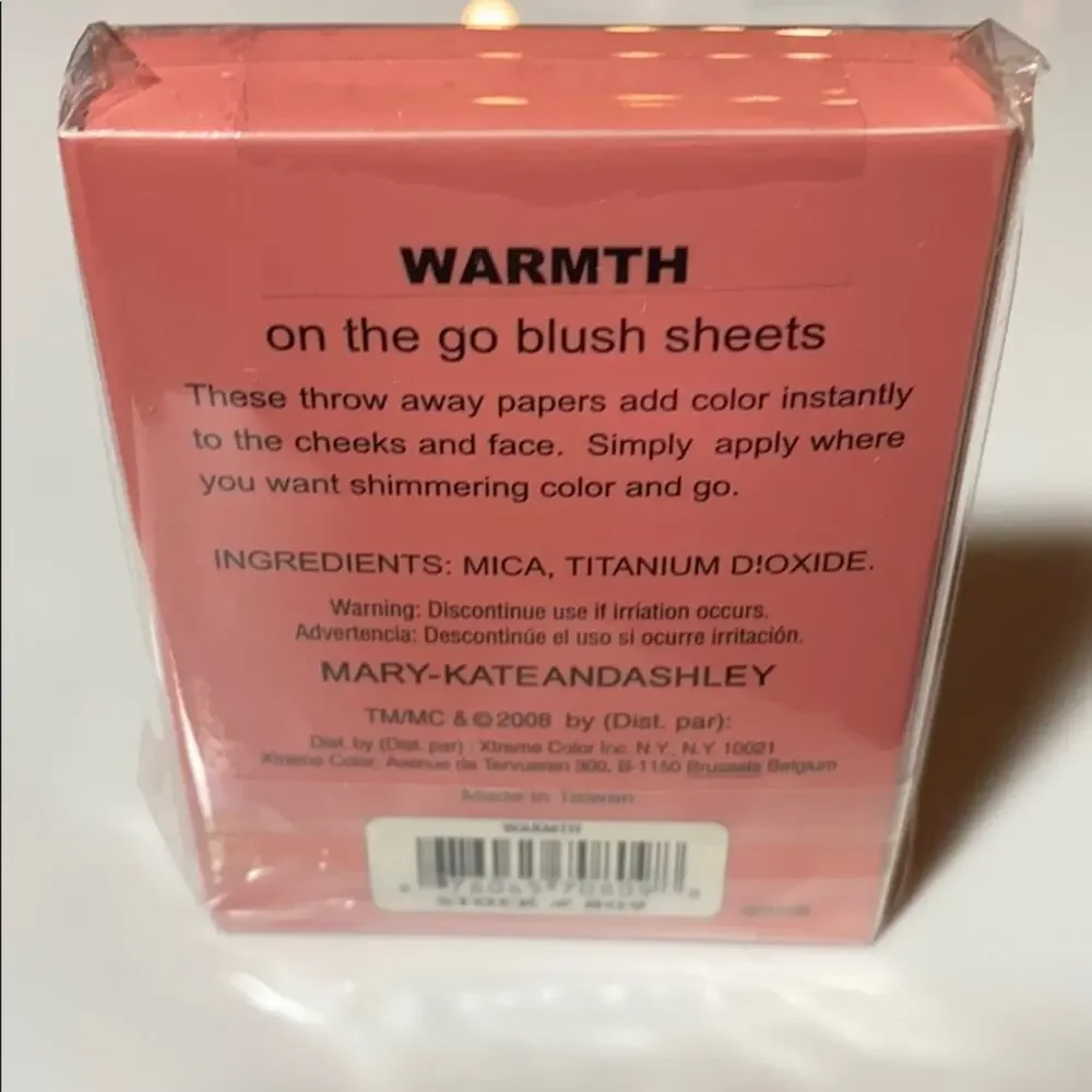 Mary Kate Ashley Blush Bronzer Sheets 50 Paper Me Pretty On The Go MakeUp New
